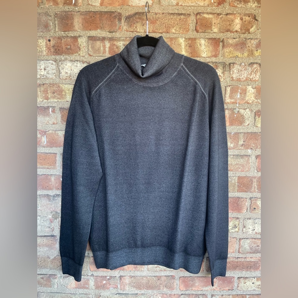 Etro Distressed Wool Raglan Sleeve Turtleneck Sweater🖤